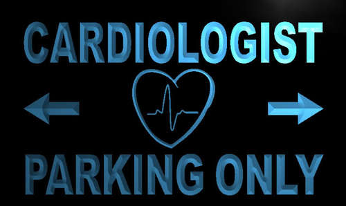Cardiologist Parking Only Neon Light Sign